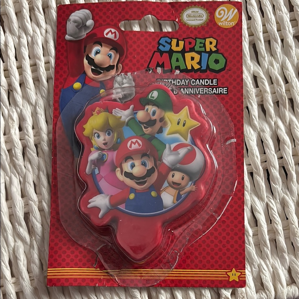 Wilton Red Cake Candles Super Mario Design
